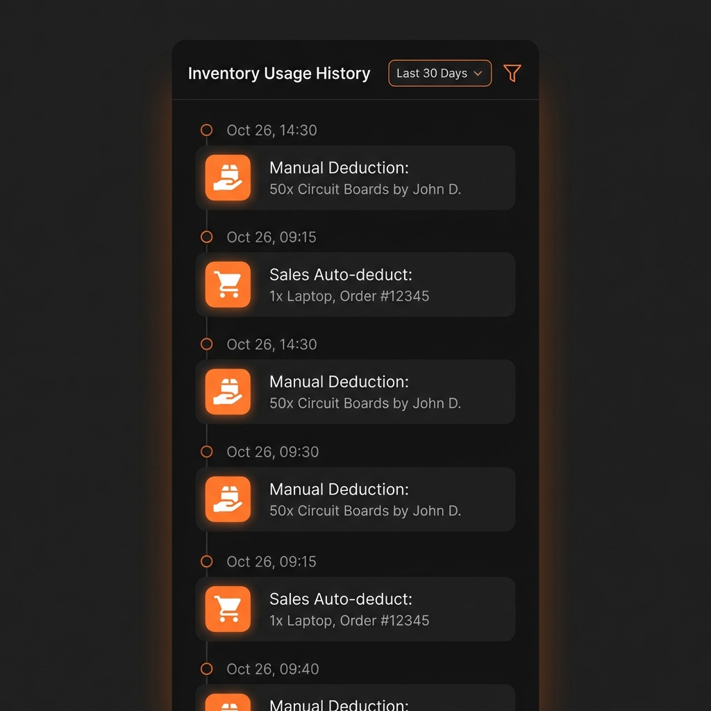 Usage History UI